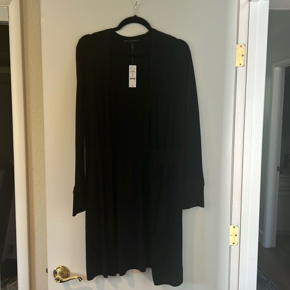 WHBM cuff detail midi coverup (long sweater)